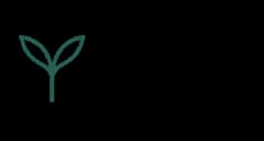 Signature-style logo "three"